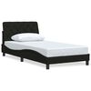 vidaXL Giroletto senza Materasso Nero 100x200 cm in Tessuto