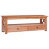 vidaXL Mobile Porta TV 115x30x40 cm in Legno Massello di Mogano