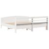 vidaXL Letto senza Materasso Bianco 180x200 cm Legno Massello di Pino