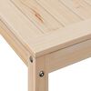 vidaXL Tavolo Invaso con Ripiano 108x50x75 cm Legno Massello di Pino