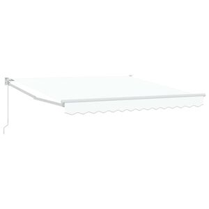 vidaXL Tenda da Sole Bianco 300 x 250 x 165 cm Poliestere
