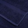 vidaXL Asciugamano per Ospiti SOLUND Blu navy Cotone