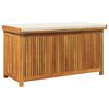 vidaXL Scatola Cuscini da Esterno 113x50x60,5 cm Legno Massello Acacia