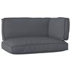 vidaXL Set di Cuscini per Pallet Tessuto Oxford Antracite