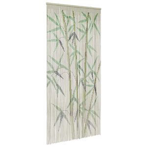 vidaXL Tenda Antimosche per Porte Stampa Bamb&ugrave; 100x200 cm Bamb&ugrave;