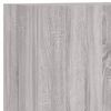vidaXL Mobili TV a Muro 5pz Grigio Sonoma in Legno Multistrato
