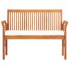 vidaXL Panca da Giardino a 2 Posti 120 cm in Legno Massello di Acacia