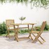 vidaXL Tavolo da Giardino Pieghevole 110x55x75cm Legno Massello Acacia