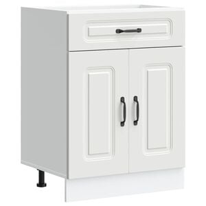 vidaXL Base da Cucina Kalmar Bianco in Legno Multistrato