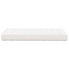 vidaXL Materasso da Letto con materasso Crema 100 x 200 cm Tessuto