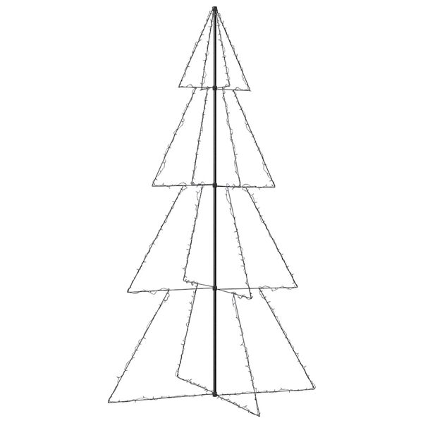 vidaXL Albero di Natale a Cono 360 LED per Interni Esterni 143x250 cm