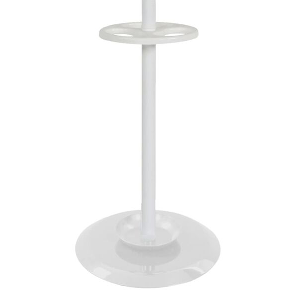 V-Part Appendiabiti a Piantana con 8 Ganci Porcelain Bianco 178 cm