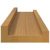 vidaXL Scaffale da parete 4 pcs Beige 40 x 9 x 3 cm Legno multistrato