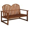vidaXL Panchina da Giardino 110 cm in Legno Massello di Acacia