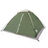 vidaXL Tenda da Campeggio a Cupola per 4 Persone Verde Impermeabile
