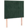 vidaXL Giroletto senza Materasso Verde Scuro 100x200 cm in Velluto