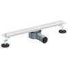 vidaXL Scolascale per doccia a 360&deg; con modello slim Argento 50 cm