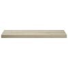 vidaXL Scaffali a Parete 2 pz Rovere 80x23,5x3,8 cm in MDF