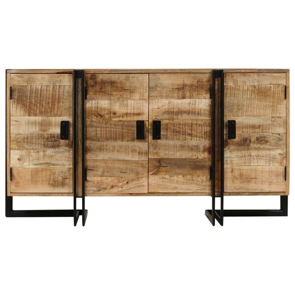 vidaXL Credenza in Legno Massello di Mango 150x40x80 cm