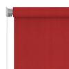 vidaXL Tenda a Rullo per Esterni 120x230 cm Rossa HDPE