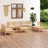 vidaXL Set Divani da Giardino 8 pz in Legno Massello di Pino