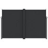 vidaXL Tenda da Sole Laterale Retrattile Nera 220x1000 cm
