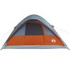 vidaXL Tenda Familiare a Cupola 6 Persone Arancione Impermeabile