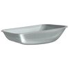vidaXL Sostituzione Vassoio Carriola Argento 80 x 60 x 25 cm