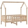 vidaXL Giroletto Casetta per Bambini 80x160 cm Legno Massello di Pino