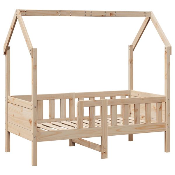 vidaXL Giroletto Casetta per Bambini 80x160 cm Legno Massello di Pino