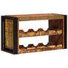 vidaXL Portabottiglie Marrone 80 x 45 x 33 cm Legno massello riciclato