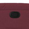 vidaXL Poltrona Reclinabile in Tessuto Rosso Vino