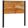 vidaXL Testiera 100 cm in Legno Massello di Acacia e Ferro