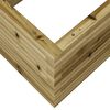 vidaXL Fioriera da Giardino 110x60x45,5 cm in Legno di Pino Impregnato
