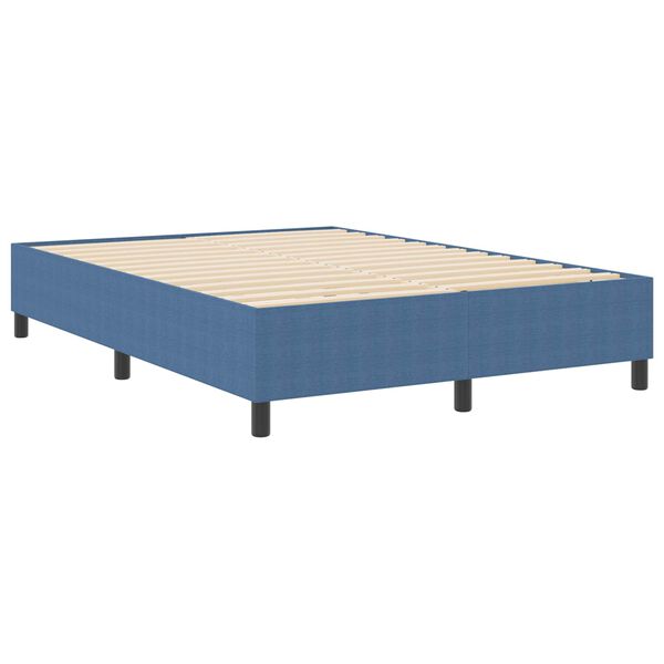 vidaXL Struttura letto piattaforma Blu 140 x 190 cm Tessuto in Cords