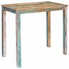 vidaXL Tavolo da bar 110 x 55 x 100 cm Legno massello riciclato