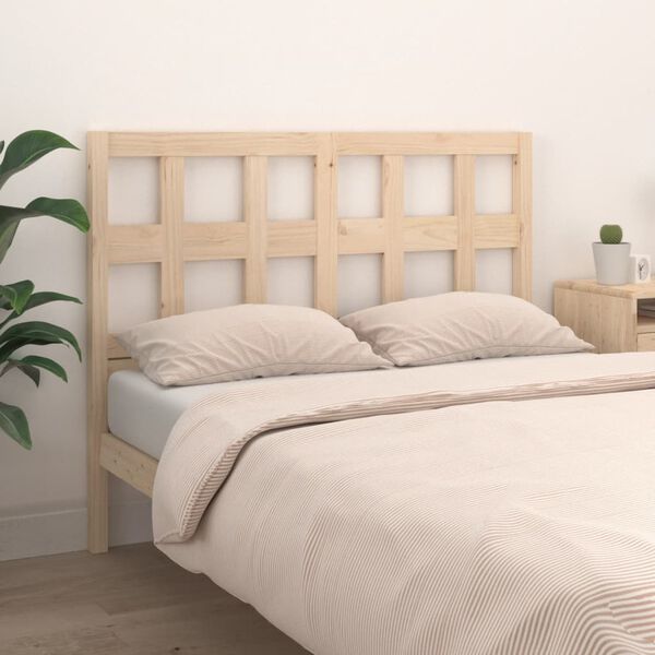 vidaXL Testiera per Letto 185,5x4x100 cm in Legno Massello di Pino