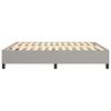 vidaXL Struttura Letto a Rete a Molle Grigio Chiaro 180x200 cm Tessuto