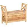 vidaXL Panca per Ingresso 103x33x72 cm in Legno Massello di Mango