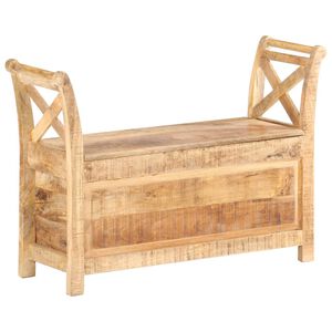 vidaXL Panca per Ingresso 103x33x72 cm in Legno Massello di Mango