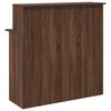 vidaXL Banco Reception Rovere Marrone 100x50x103,5cm Legno Multistrato