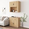 vidaXL Credenza Rovere Sonoma in Legno Multistrato