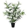 vidaXL Albero di Bamb&ugrave; Verde 90 x 14 x 80 cm Tessuto e Bamb&ugrave;