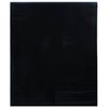 vidaXL Pellicola Vetri Statica Smerigliata Nera 45x500 cm PVC