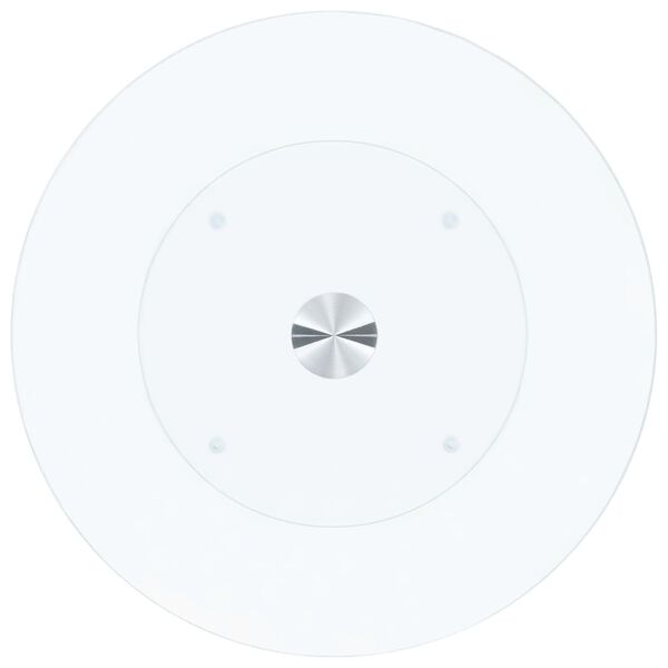 vidaXL Tavolino da Salotto Trasparente 40 cm in Vetro Temperato