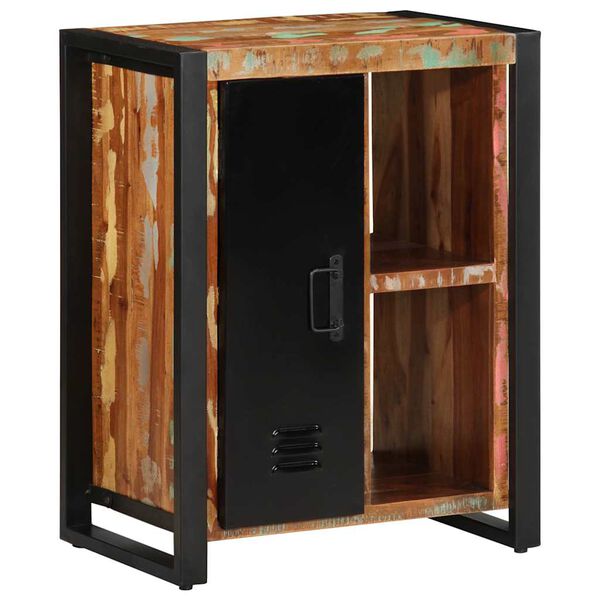 vidaXL Credenza Multicolore 55x35x70 cm in Legno Massello Recupero