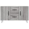 vidaXL Credenza Grigio Sonoma 100x36x60 cm in Legno Multistrato