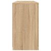 vidaXL Credenza con Luci LED Rovere Sonoma 142,5x37x67 cm