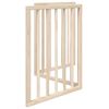vidaXL Cancelletto per cani pieghevole a 3 pannelli 150 cm in legno di pioppo