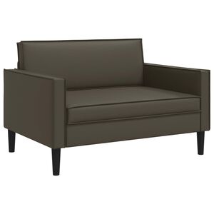 vidaXL Poltrona XXL Marrone Similpelle